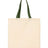 Q-Tees Economical Tote with Contrast-Color Handles-1