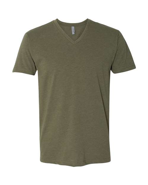 Next Level Men's CVC V-Neck T-Shirt-1