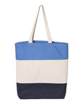 Q-Tees 11L Tri-Color Tote-1