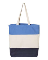 Q-Tees 11L Tri-Color Tote-1