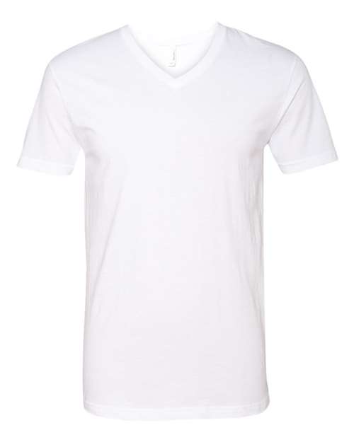 Next Level Men's CVC V-Neck T-Shirt-1
