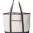 Q-Tees 34.6L Large Canvas Deluxe Tote-1