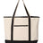 Q-Tees 34.6L Large Canvas Deluxe Tote-1