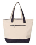 Q-Tees 19L Zippered Tote-1