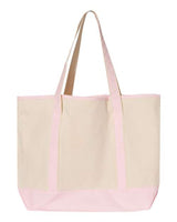 Q-Tees 34.6L Large Canvas Deluxe Tote-2