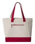 Q-Tees 19L Zippered Tote-1