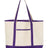 Q-Tees 34.6L Large Canvas Deluxe Tote-1