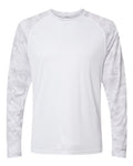 Paragon Men's Cayman Performance Camo Colorblocked Long Sleeve T-Shirt-1