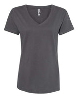 Next Level Women’s Cotton V-Neck T-Shirt-1