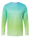 Paragon Men's Barbados Performance Pin Dot Long Sleeve T-Shirt-1