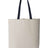 Q-Tees 11L Canvas Tote with Contrast-Color Handles-1