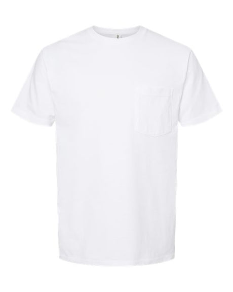 Tultex Men's Heavyweight Jersey Pocket T-Shirt-1