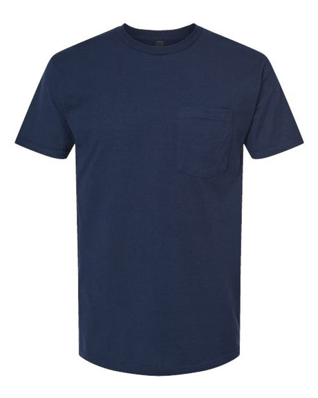 Tultex Men's Heavyweight Jersey Pocket T-Shirt-1