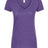 Tultex Women's Poly-Rich V-Neck T-Shirt-1