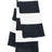 Sportsman Rugby-Striped Knit Scarf-1