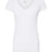 Tultex Women's Poly-Rich V-Neck T-Shirt-1