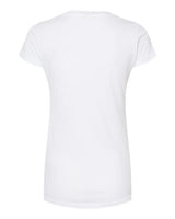 Tultex Women's Poly-Rich V-Neck T-Shirt-2