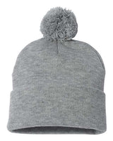 Sportsman 12" Pom-Pom Cuffed Beanie-2