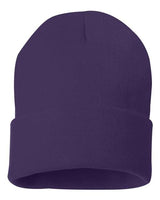 Sportsman 12" Solid Cuffed Beanie-2