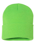 Sportsman 12" Solid Cuffed Beanie
