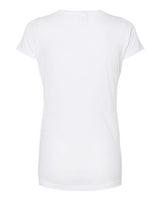 Tultex Women's Poly-Rich Scoop Neck T-Shirt-2