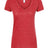 Tultex Women's Poly-Rich V-Neck T-Shirt-1