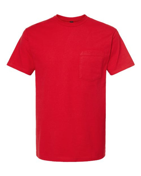 Tultex Men's Heavyweight Jersey Pocket T-Shirt-1