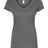 Tultex Women's Poly-Rich V-Neck T-Shirt-1