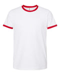 Tultex Men's Fine Jersey Ringer T-Shirt-1