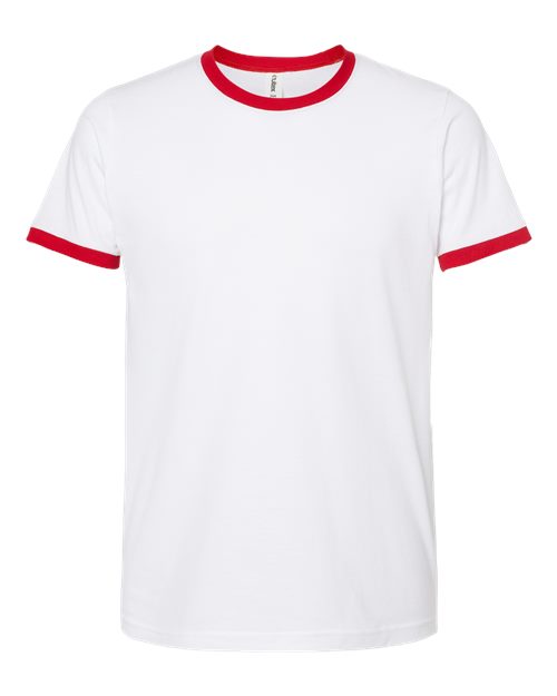 Tultex Men's Fine Jersey Ringer T-Shirt-1