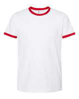Tultex Men's Fine Jersey Ringer T-Shirt-1