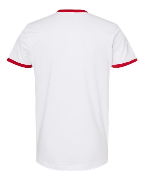 Tultex Men's Fine Jersey Ringer T-Shirt-2