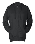 Tultex Men's Beach Full-Zip Hooded Long Sleeve T-Shirt-1