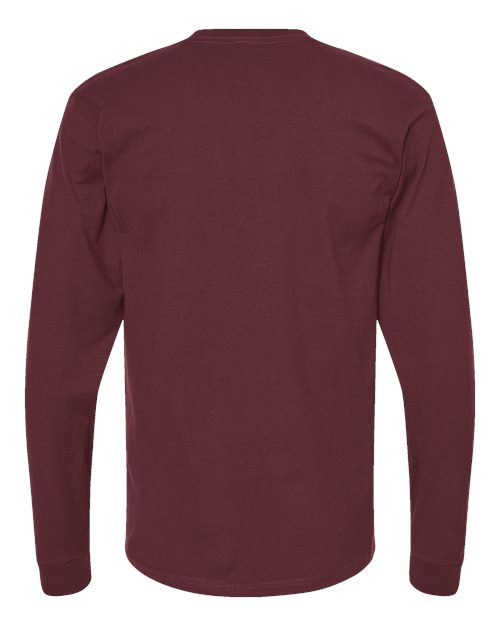 Tultex Men's Heavyweight Jersey Long Sleeve T-Shirt-2