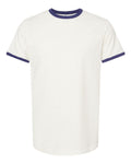 Tultex Men's Fine Jersey Ringer T-Shirt-1