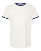 Tultex Men's Fine Jersey Ringer T-Shirt-1