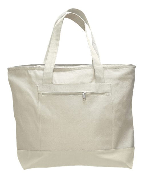 Q-Tees 19L Zippered Tote-1