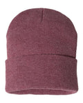 Sportsman 12" Solid Cuffed Beanie-1