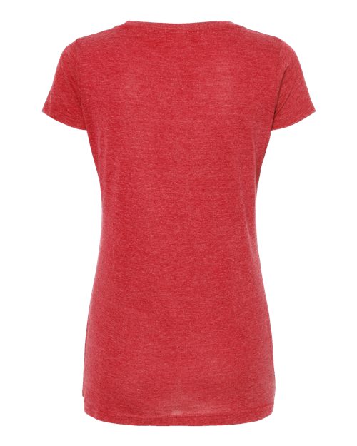 Tultex Women's Poly-Rich Scoop Neck T-Shirt-2