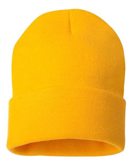 Sportsman 12" Solid Cuffed Beanie-1