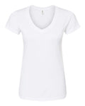 Tultex Women's Fine Jersey V-Neck T-Shirt-1