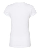 Tultex Women's Fine Jersey V-Neck T-Shirt-2