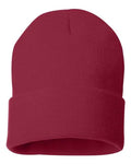 Sportsman 12" Solid Cuffed Beanie-1