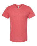 Tultex Men's Poly-Rich V-Neck T-Shirt-1