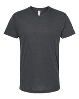 Tultex Men's Poly-Rich V-Neck T-Shirt-1