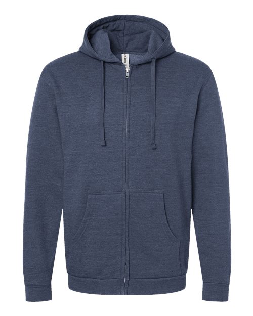 Tultex Men's Full-Zip Hooded Sweatshirt-1
