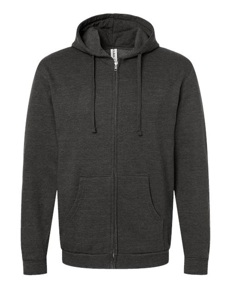 Tultex Men's Full-Zip Hooded Sweatshirt-1