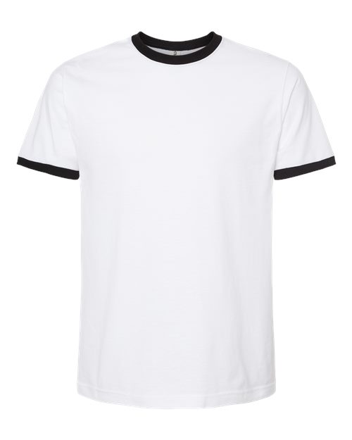 Tultex Men's Fine Jersey Ringer T-Shirt-1