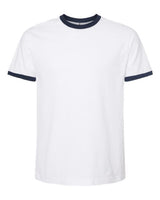 Tultex Men's Fine Jersey Ringer T-Shirt-1
