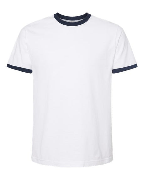 Tultex Men's Fine Jersey Ringer T-Shirt-1